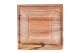 Bottom of 7 inch square palm leaf bowl