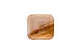 Top of 3 inch square palm leaf bowl