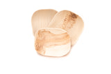Collection of 4 inch square palm leaf plates